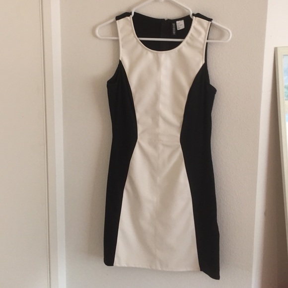 Black and white dress
