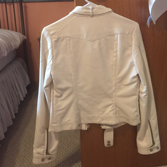 White leather jacket - Picture 2 of 2