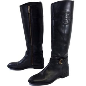 Tory Burch Blair Black Riding Boot US 6M