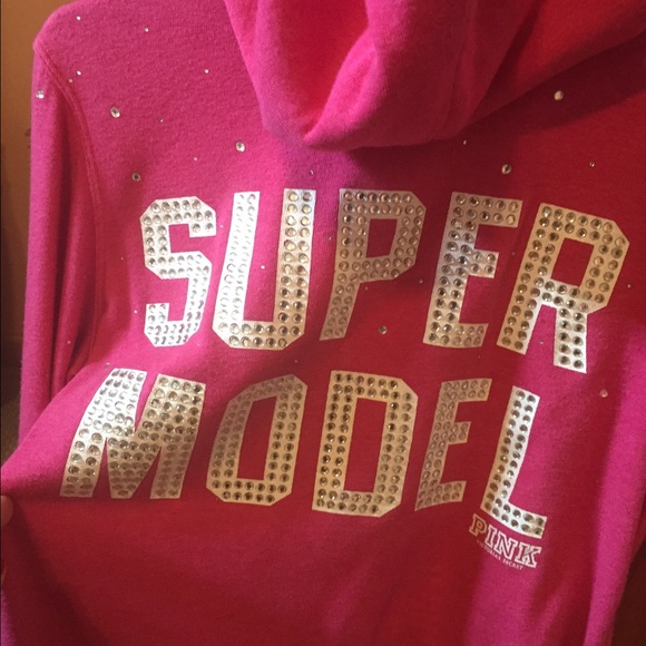 PINK zip up hoodie