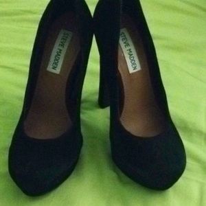 Brushed Suede Steve Madden Platforms