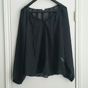 Sheer women's blouse