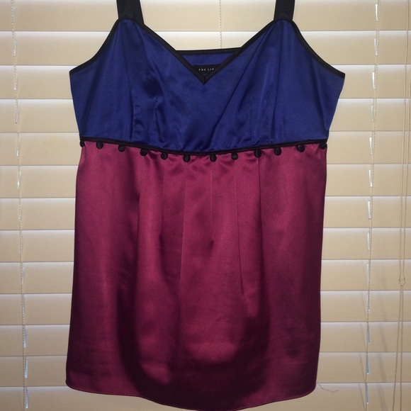 Silk color block top from the Limited