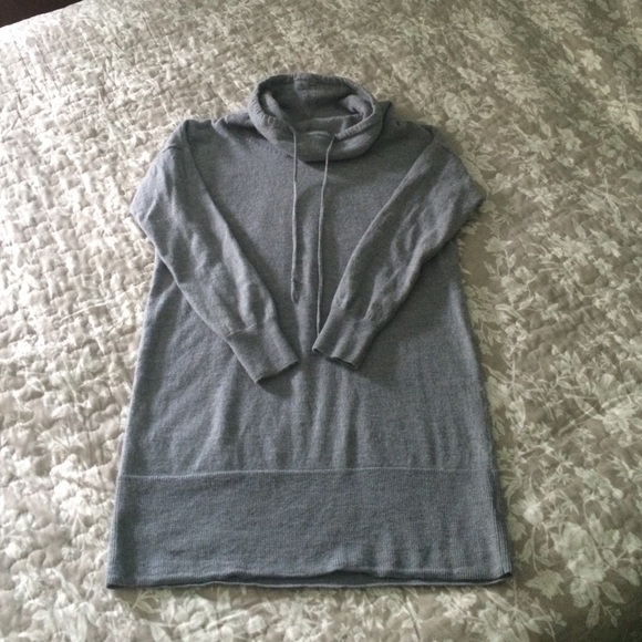 Long Gray wool sweater.