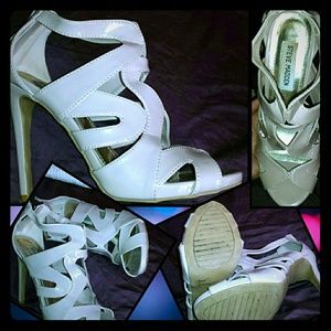 Nude Steve Madden heels.