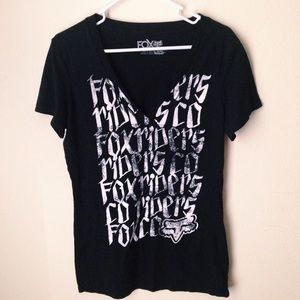 fox riders graphic tee