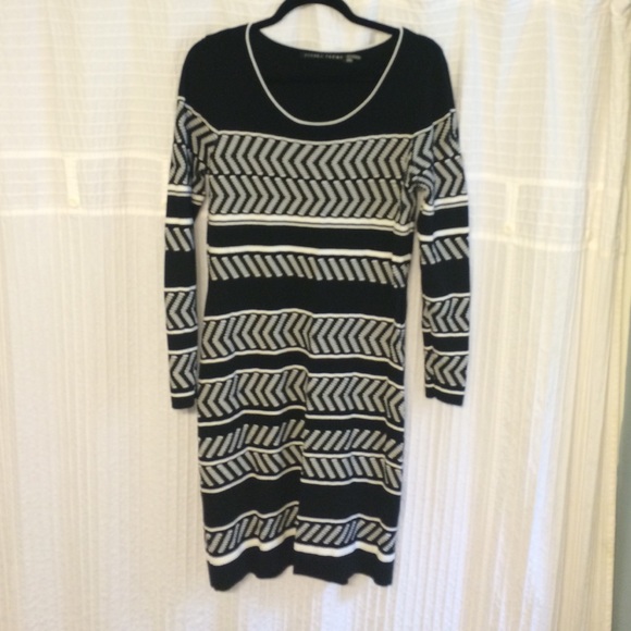 Black and white dress