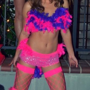 Cheshire Cat Rave Outfit