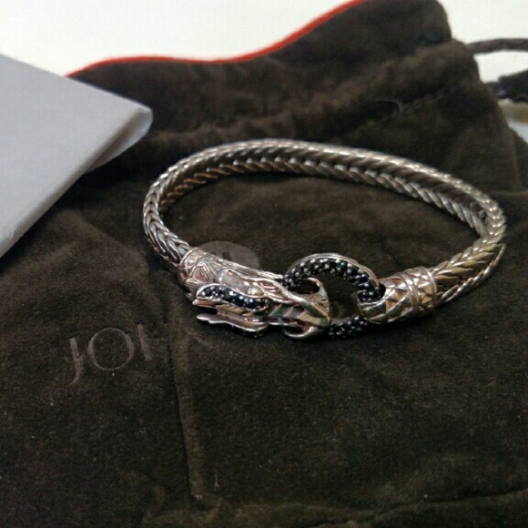John Hardy Black Sapphire Naga Bracelet