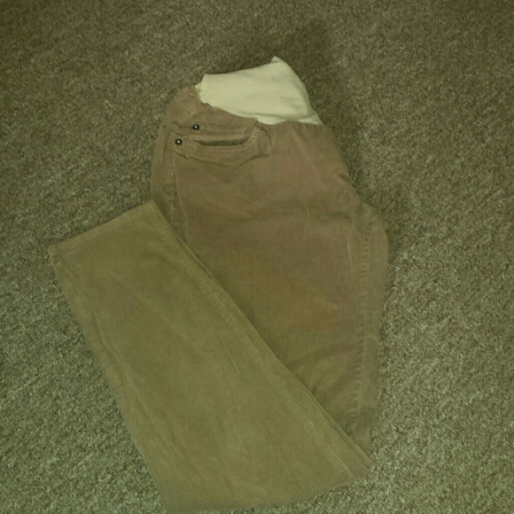 Skinny cargo maternity pants