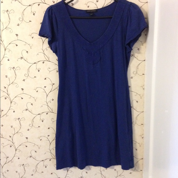 Navy Banana Republic dress