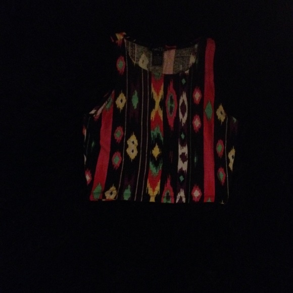 Aztec crop top
