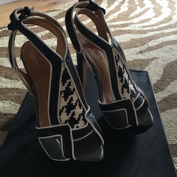 Never worn L.A.M.B. heels.