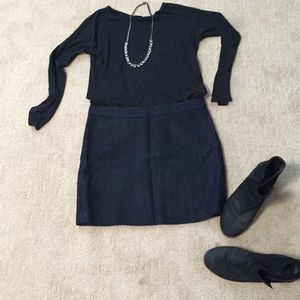 Gap wool mini skirt