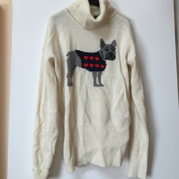 50% off C. Wonder Sweaters - C wonder FRENCH bulldog frenchie sweater EUC fro...