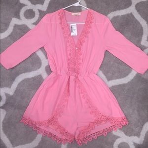 Love Culture Pink Romper