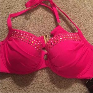 NWT hot pink VS bikini top