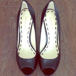 Enzo Angiolini Black "Sully" Peep-toe