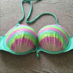 New Limited edition VS sequin mermaid bikini top