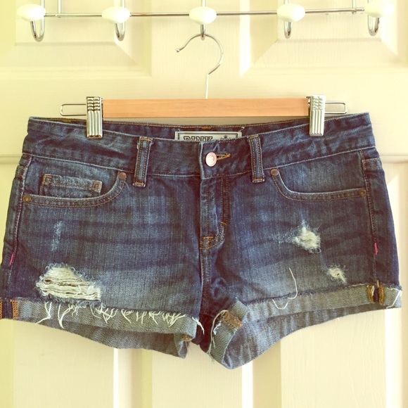 Denim shorts