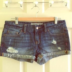 Denim shorts