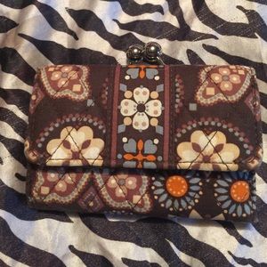 Vera Bradley wallet brown