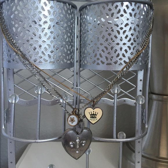 Juicy silver multilayer necklace