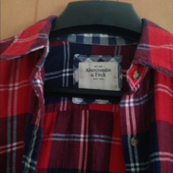 Red and blue flannel - Picture 4 of 4