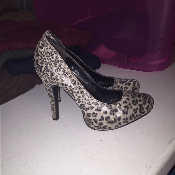 Maurice's Animal print heels