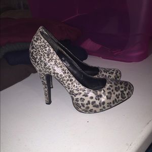 Maurice's Animal print heels
