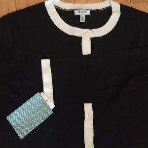 Susina Sweaters - Black and white sweater Susina Sweaters - Black and white sweater