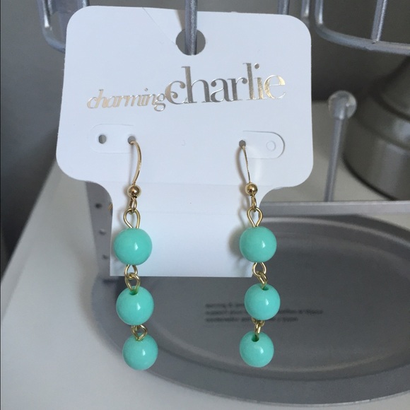 Charming charlie turquoise earrings
