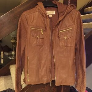 Michael Kors Authentic Leather Coat