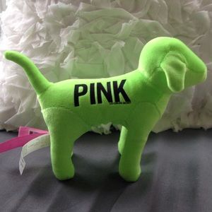 PINK stuffed dog💚