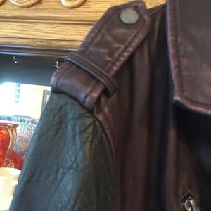 Michael Kors brand new leather coat w/tags.