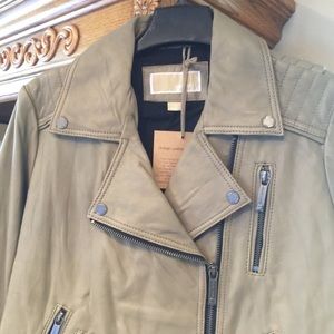 Brand New Michael Kors Leather Jacket w/tags