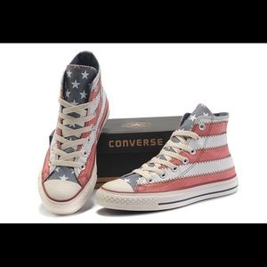 American flag converse