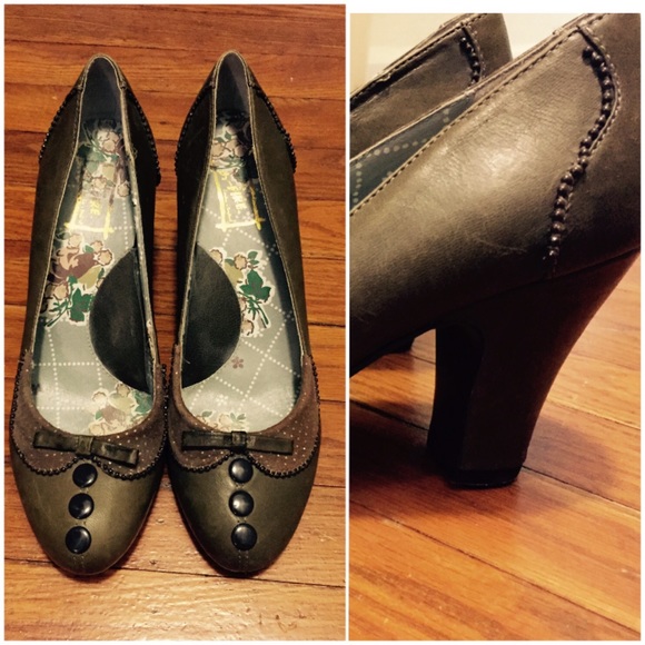 Miss L Fire Retro Style Heels Anthropology 9 /39