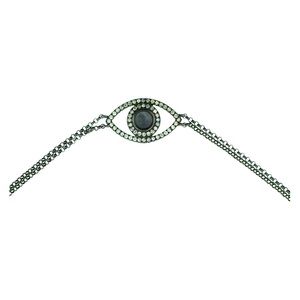 Eye shaped moonstone bracelet