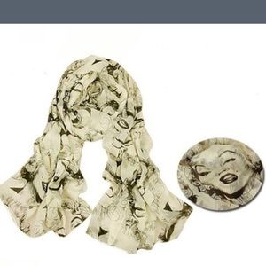 NWT Fashion Women Marilyn Monroe Scarf ❤️👗👠💄👛