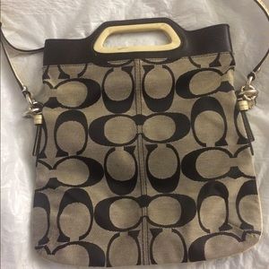 Authentic coach cross body bag