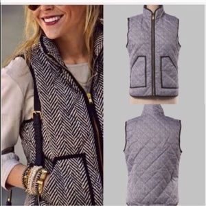 Herringbone Printed Vest NWT