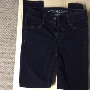 AE cropped jeggings!! super stretch! Sz 0