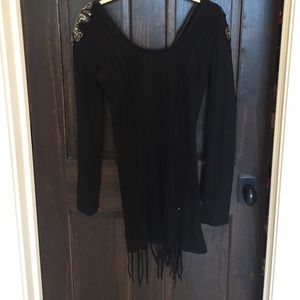Black sweater.