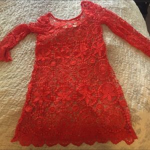 H&M lace floral dress