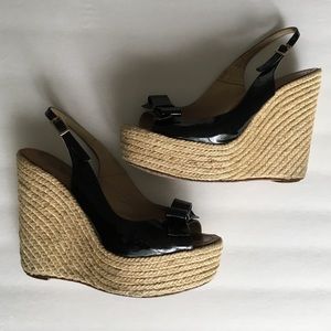 Kate Spade Patent Leather Wedges