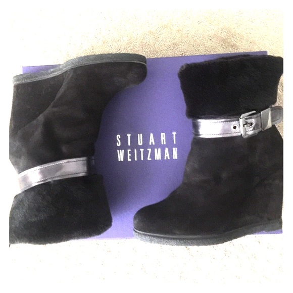 Sold Stuart Weitzman "further Nero" bootie