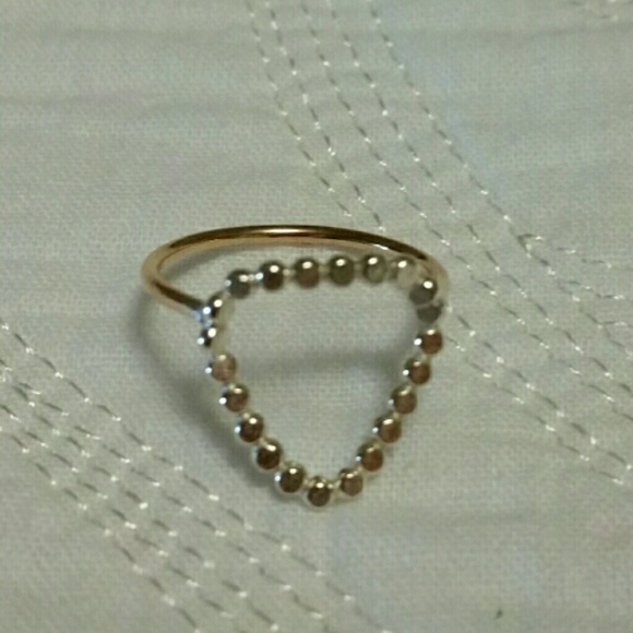 Triangle ring Silver / Gold