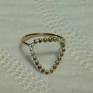 Triangle ring Silver / Gold