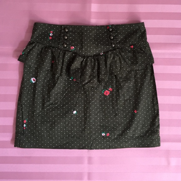 🎀High Waisted Peplum Mini Skirt🎀